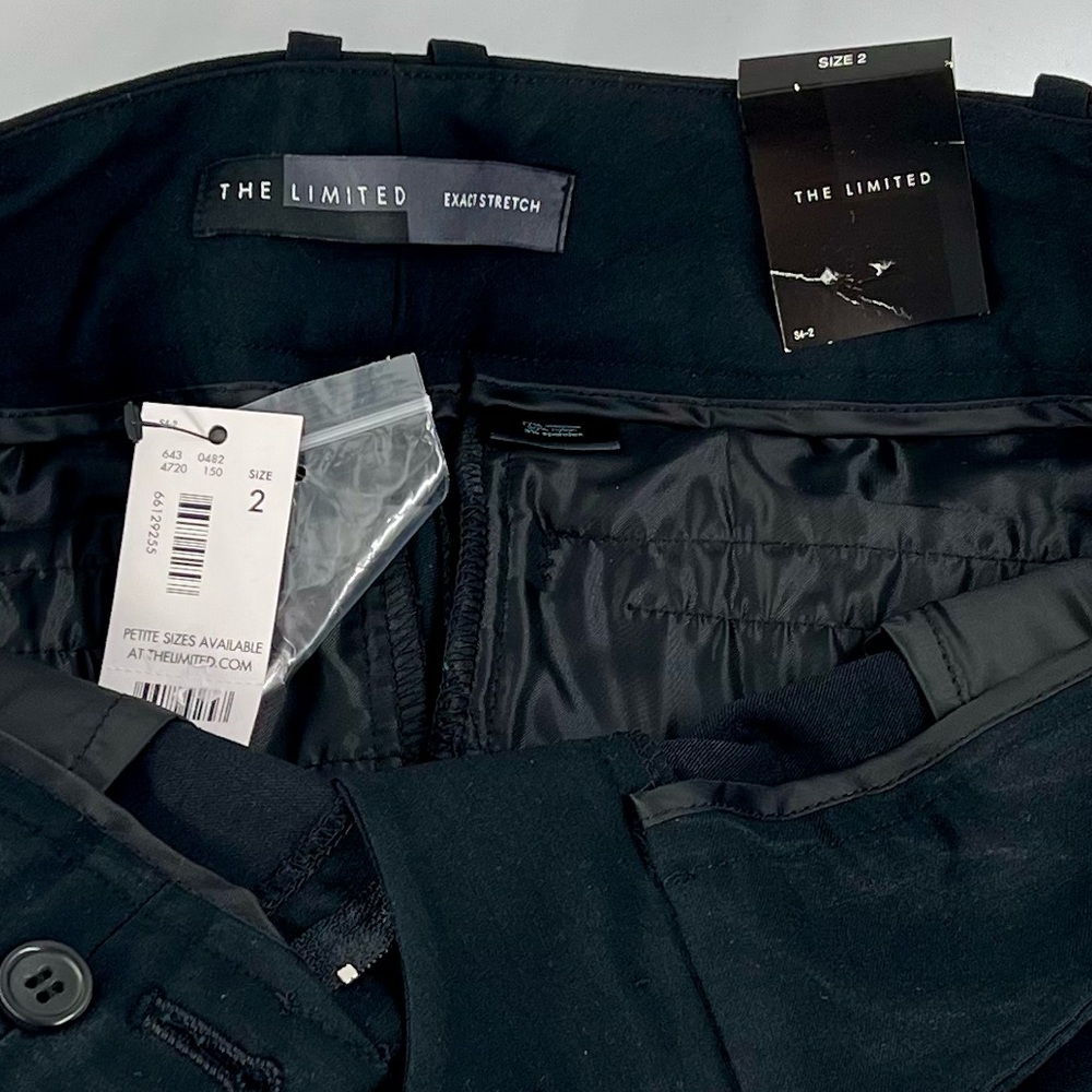 Brand New The Limited Black Extra Stretchy Petite Pants - Picture 2 of 5